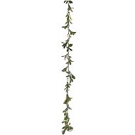 H&L Christmas garland 100cm, white berries - Christmas Decoration