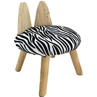 H&L Children's stool 27 × 27 cm, zebra - Stool