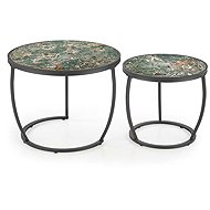 Halmar Ellie, black marble / black - Coffee Table