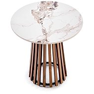 Halmar Haskell S, marble / walnut - Coffee Table