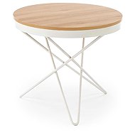 Halmar Garfield, natural wood / white - Coffee Table