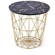 Halmar Harissa G, black marble - Coffee Table