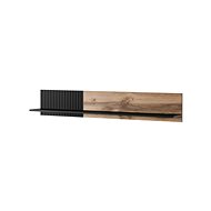 Halmar Random P-1, oak wotan / black, laminate - Shelf