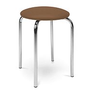 Halmar Chico V49, brown, fabric/metal - Ottoman