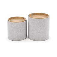 Halmar Aviko, light grey - Ottoman