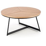 Halmar Karida, oak / black - Coffee Table