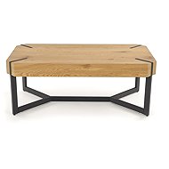 Halmar Lavida, golden oak / black - Coffee Table