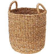 H&L Cyperus Wicker basket small 28 × 28 × 36 cm natural - Basket