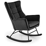 Basalt, black - Rocking Chair