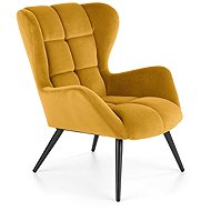 Halmar Tyrion hořčicová - Armchair