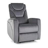 Halmar Signal Kronos Velvet šedá - Armchair