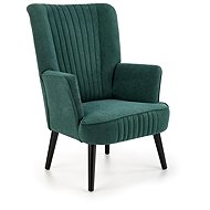 Halmar Delgado, green / black - Armchair