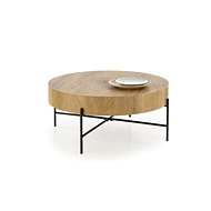 Halmar Brooklyn, black / natural oak - Coffee Table