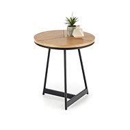 Halmar Karida S, black / natural - Coffee Table