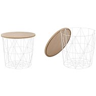 Halmar Mariffa, white / natural - Coffee Table