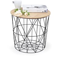 Halmar Mariffa, black / natural - Coffee Table