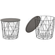 Halmar Mariffa, black / grey - Coffee Table