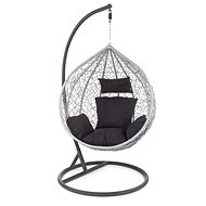HALMAR Hanging armchair Eggy, grey / black - Hanging Chair
