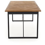 Halmar Alvaro rozkládací, dub medový / černý - Jídelní stůl