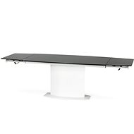 Halmar Anderson rozkládací, bílý / černý - Jídelní stůl