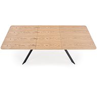Halmar Bacardi rozkládací, přírodní / černý - Dining Table