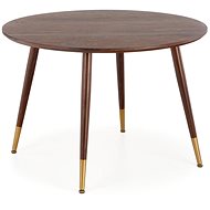 Halmar Domenico, ořech/zlato, masiv - Dining Table