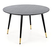 Halmar Embos, černý / zlatý - Dining Table