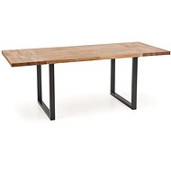 Halmar Radus 120 × 78 cm, masiv, přírodní dub - Jídelní stůl
