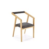Halmar Azul 2, dub přírodní / šedá - Dining Chair