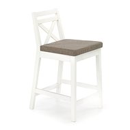 Halmar Borys LOW, white - Bar Stool