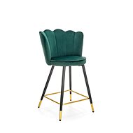 Halmar H106, green, velvet / metal - Bar Stool