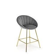Halmar H112, grey / gold - Bar Stool