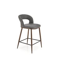 Halmar H114, šedá / ořechová - Bar Stool