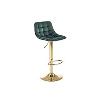 Halmar H120, zlatá / zelená - Bar Stool