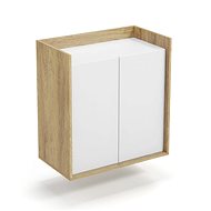 Halmar Commode Mobius 2D, hakora natural / alpine white - Chest of Drawers