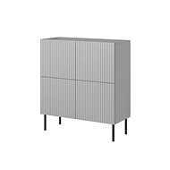 Halmar Komoda Asensio KM-2, grey / black legs - Chest of Drawers