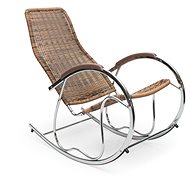 Halmar Houpací křeslo Ben, hnědé - Rocking Chair