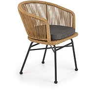 BELIANI rocking chair LIARUM, velvet, blue, 165271 - Armchair