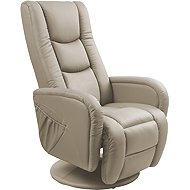 BELIANI black leather vintage armchair CHESTERFIELD, 56470 - Armchair
