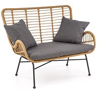 Halmar Garden sofa Ikaro XL, natural / black - Armchair