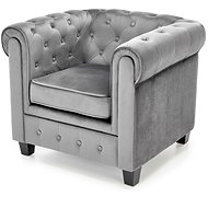 Halmar Čalouněné křeslo Eriksen, šedé - Armchair