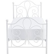Halmar Postel Panama, 94 × 209, bílá, kov - Bed