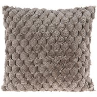 H&L Decorative pillow Bumpy 45 × 45 cm, taupe - Pillow