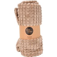 H&L Plaid 150 × 125 cm, beige - Blanket