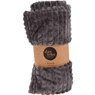 H&L Plaid 150 × 125 cm, grey - Blanket