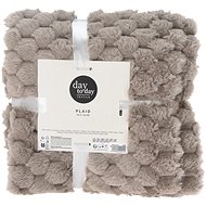 H&L Bumpy 150 × 125 cm, taupe - Blanket