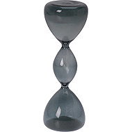 H&L Glass hourglass 16,5 cm, smoke blue - Hourglass