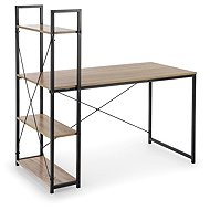 Halmar Narvik B1, sonoma oak/black - Writing Desk