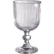 H&L Embossed Wine Glass Set, 165 mm, clear - Glass
