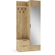 HALMAR Coral yellow oak - Wardrobe